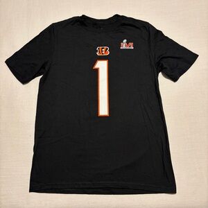 Boys Nike Cincinnati Bengals Ja’Marr Chase Super Bowl LVI T-Shirt Jersey